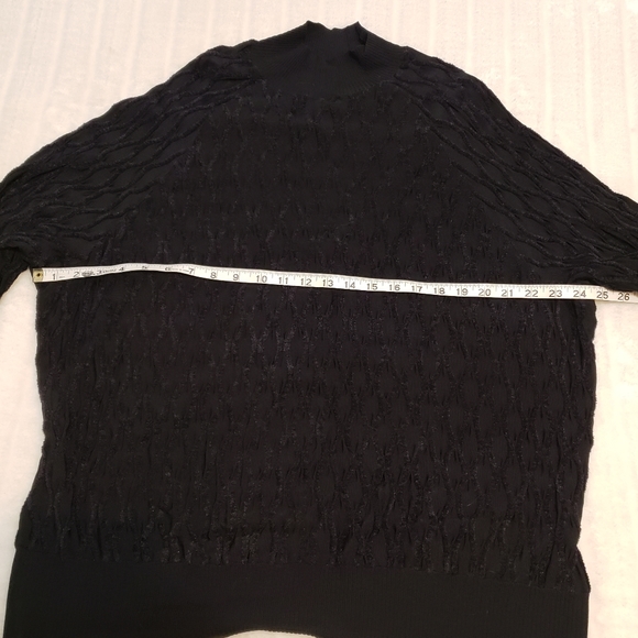 Love & Legend Black Textured Mock Neck Top - Picture 10 of 16